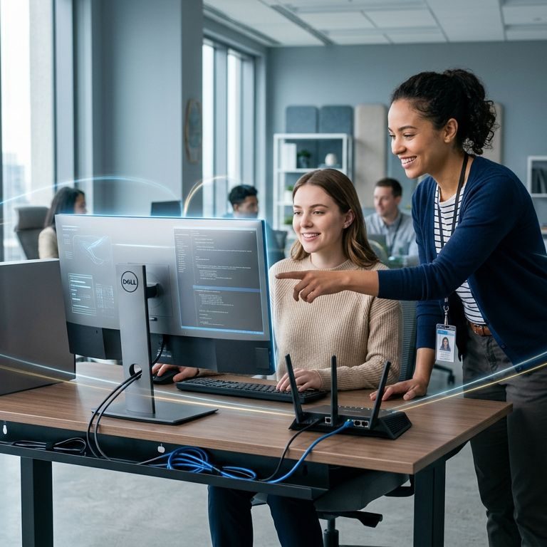 Lokal IT-support til pc, netværk og den daglige drift