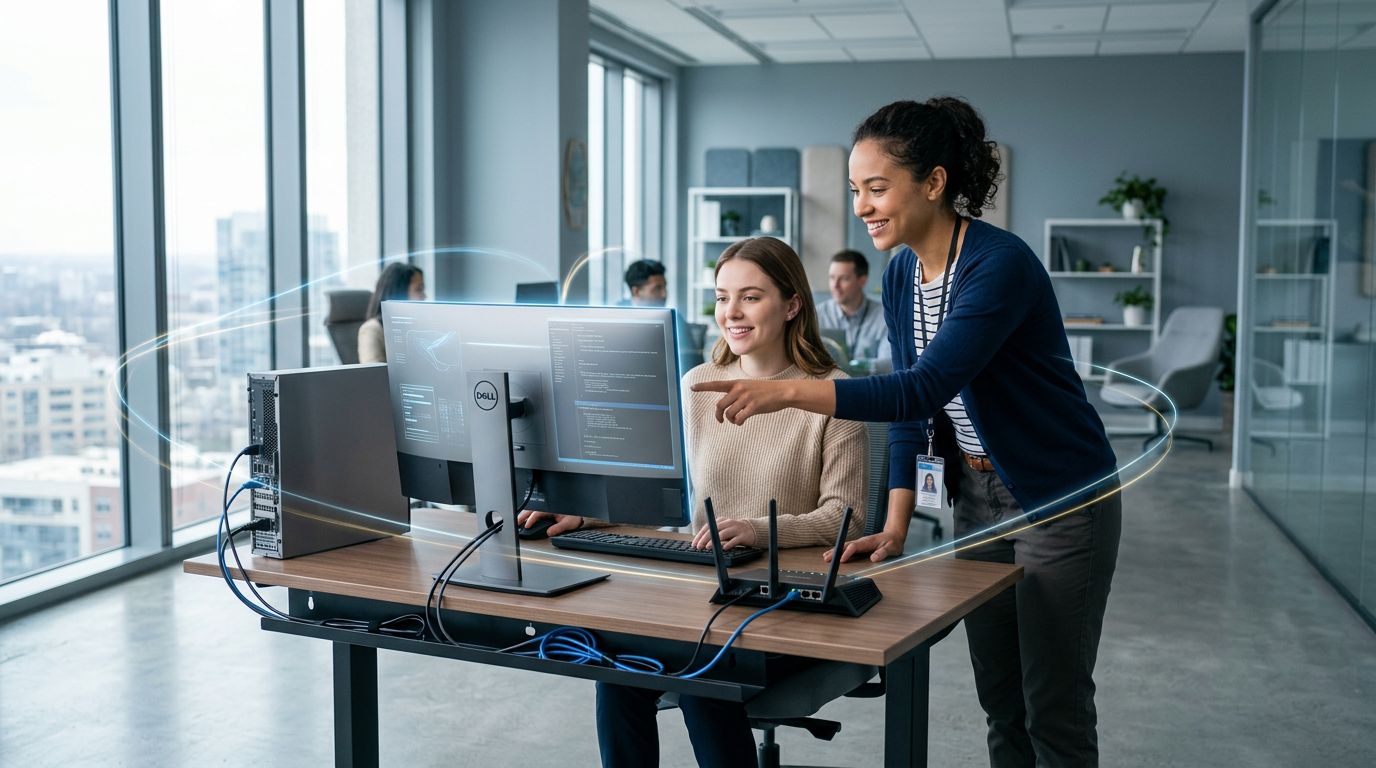 Lokal IT-support til pc, netværk og den daglige drift